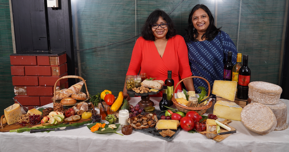 A grazing table with Krishnamoorthy and Sunaresan